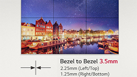55VL5PJ - 55'' 500 nits FHD Slim Bezel Video Wall